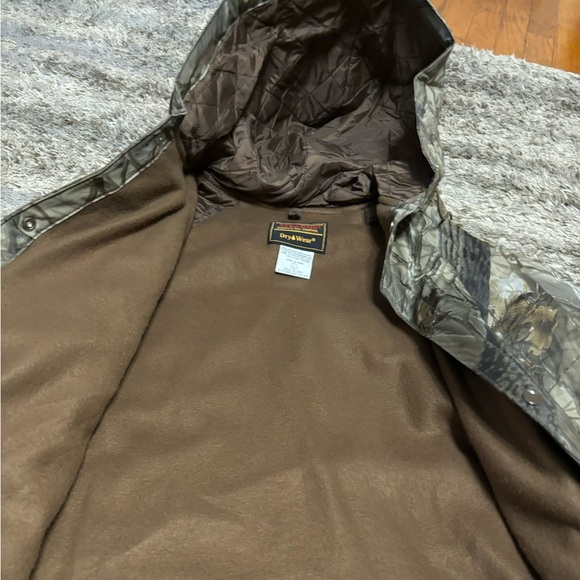 Stearns rain coat camo fleece lined - Picture 4 of 4